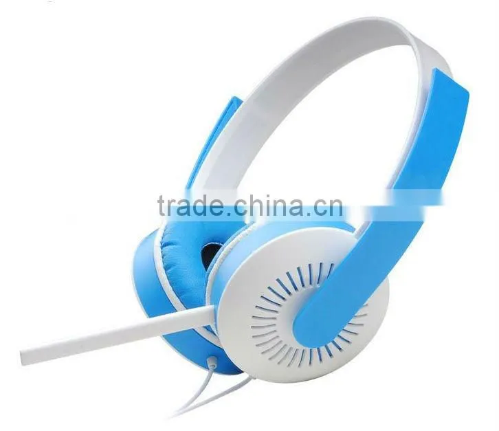 Hot selling cheap colorful smart headset with throat mic