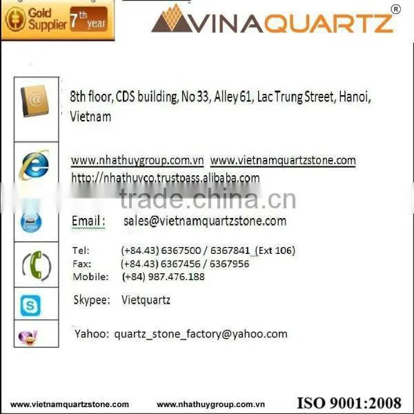 Best Sell Quartz Surface For Countertops and Tiles