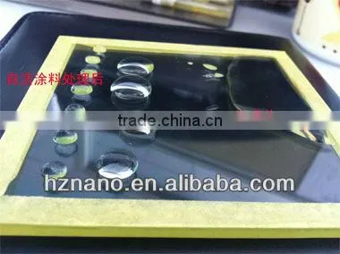 Bathroom water proof self cleaning glass coating