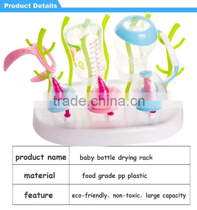 New products durable FDA standard tree shape pp bottle dryer with dust cover