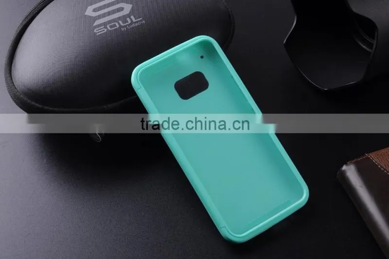 High Quality Touch Screen Flip TPU Soft Case Cover For HTC One M9, mobile phone case for HTC M9