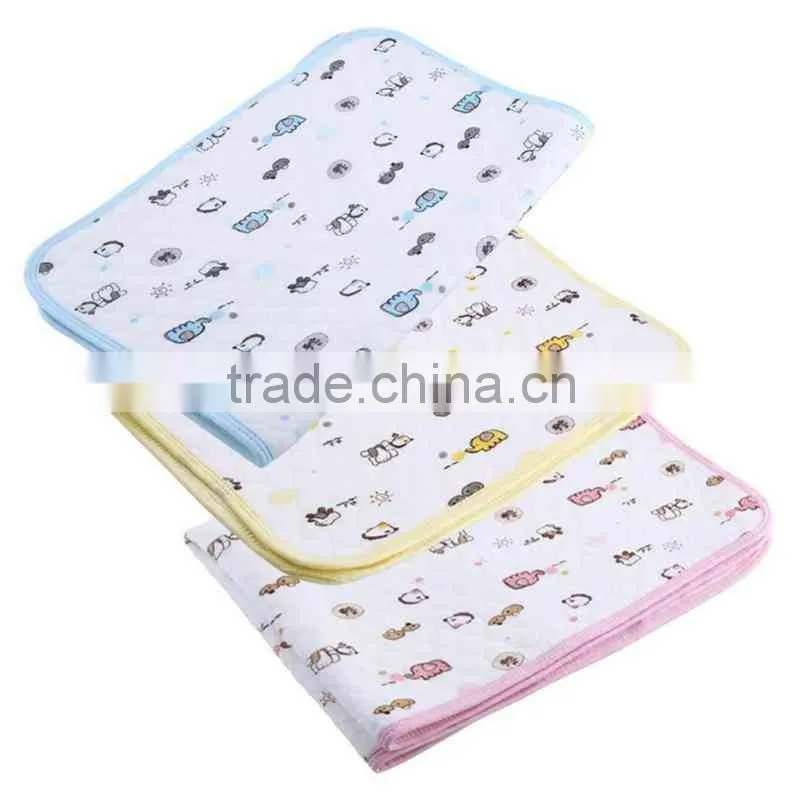 portable Bamboo Waterproof Infant Contoured Changing Pad