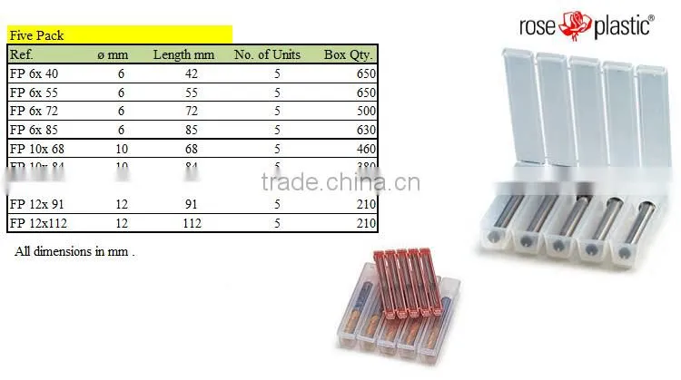 Versatile multiple plastic split packaging box FP SP