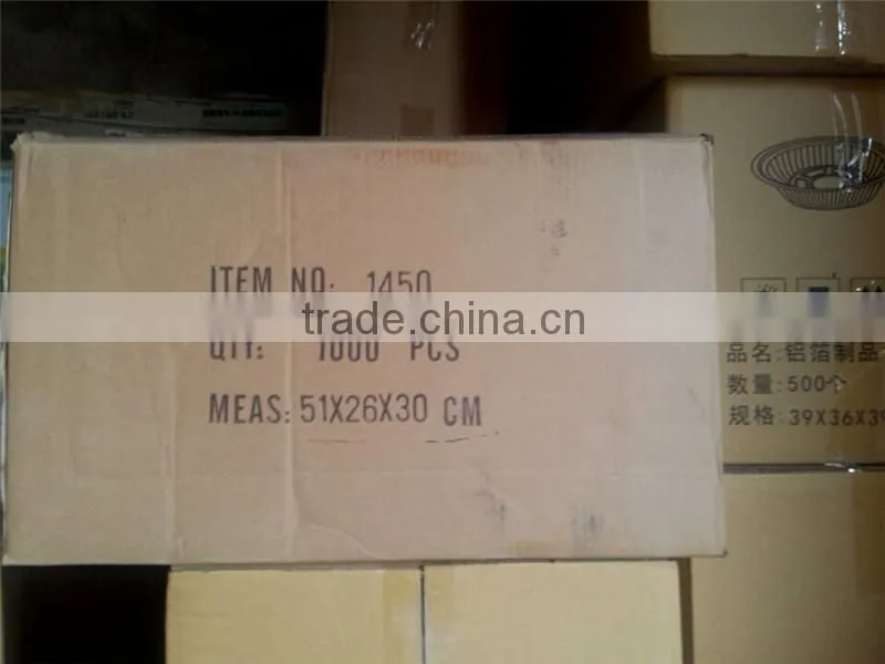 Two Compartments Alu Foil Food Container