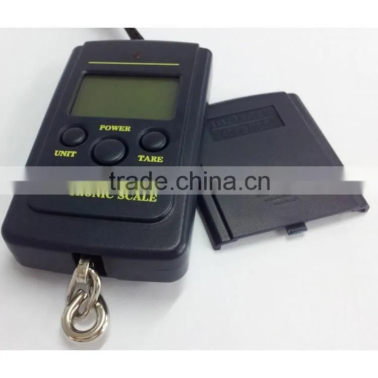 Digital lcd display mini hook luggage scale 40kg
