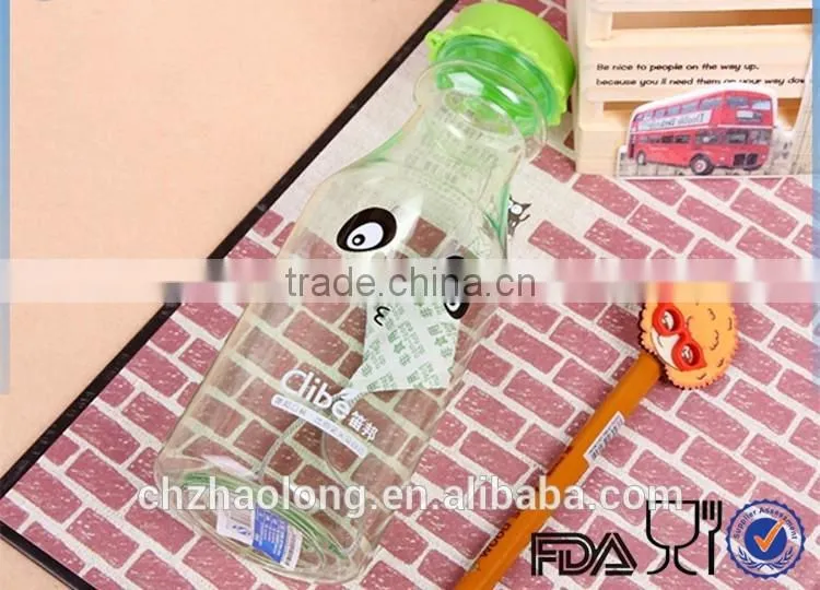 2016 350ml plastic water bottle transparent soda bottle