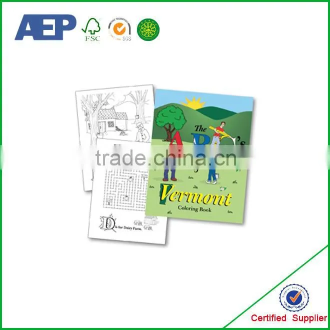 cheap price funny high quality softcover children's book printing on demand