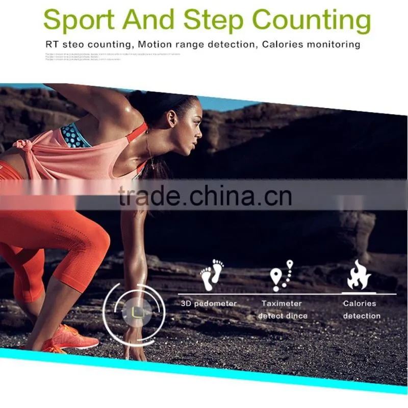 ports Smart Wristband E07S Bluetooth Smart Band Swimming Bracelet Vibrating Alarm for android and os system