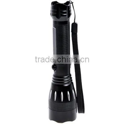 18650 rechargeable battery flashlight with car plug chargers