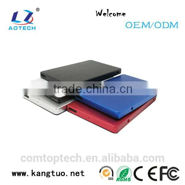 shenzhen made 2014 popular hdd enclosure with elegant design usb 3.0 sata external 2.5 hdd enclosure