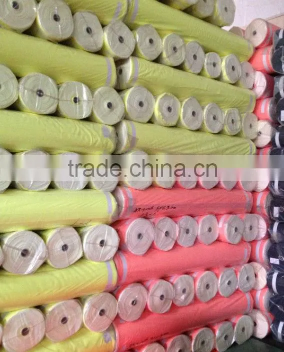 hi vis wicking fabric 100%polyester drill resistant material