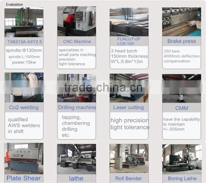 large weld construction mechanical parts metal fabrication as per drawings