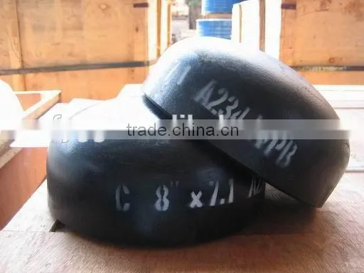 carbon steel pipe end cap fittings China pipe fitting supplier