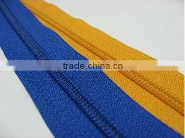 #4 open-end nylon garment zipper and slider