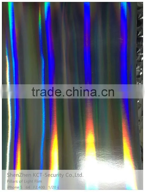 anti fake transparent holograms overlay,films,foils,ribbons to protect id cards