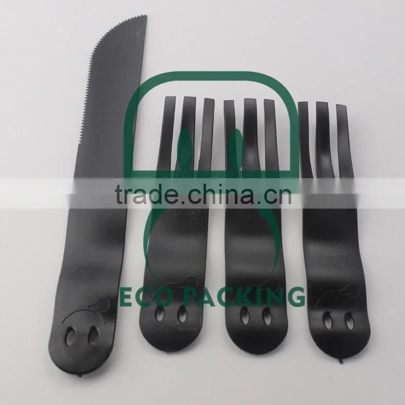 smile face lovely plastic disposable knife