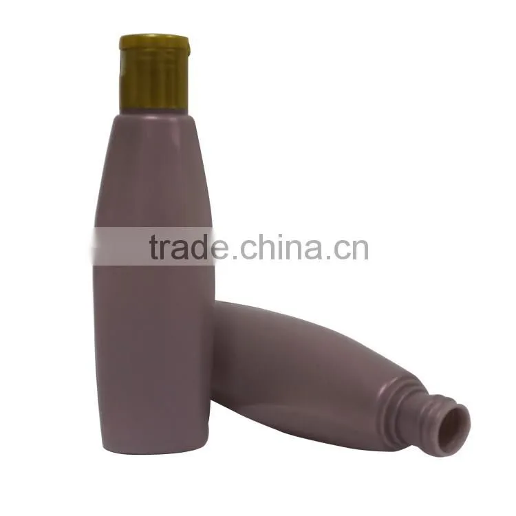 China manufacturer round 100ml pet plastic bottle for cosmetic packaging