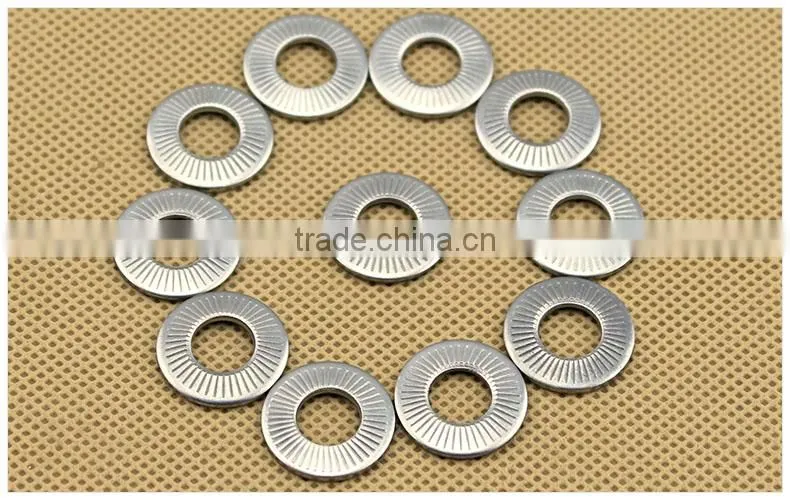 High quality Stainless steel butterfly washer/saddle single tooth washer