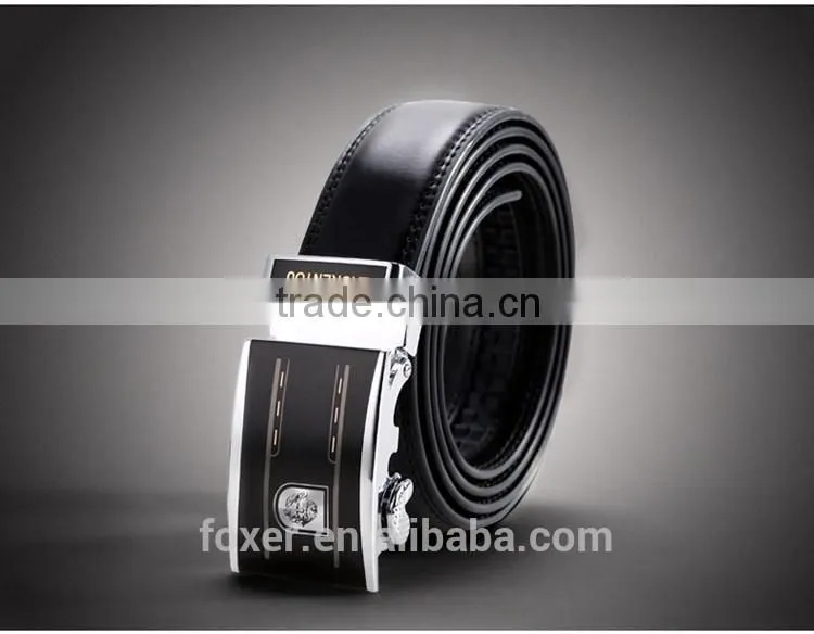 wide leather belt without holes men's belt
