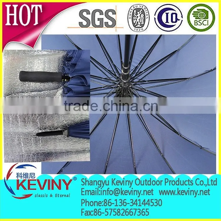 16panels rain umbrella with cheap price manufacture by china parasol factory