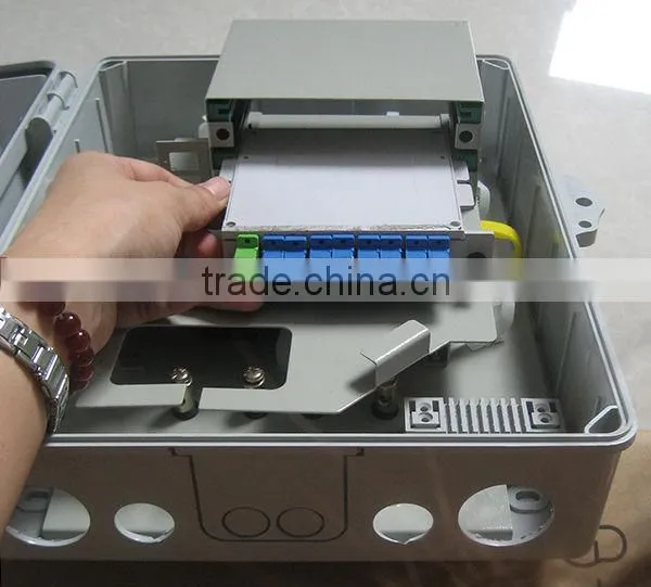 Telecommunication fiber terminal boxes
