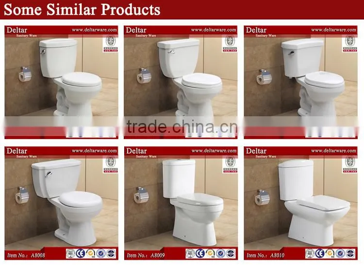 Africa Popular Two Piece Toilet WC_Wholesale Toilet Price_Economy WC Toilet Both S-trap P-trap