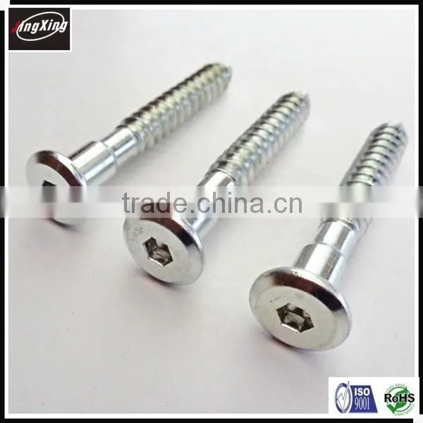 carbon steel hex socket head M5 M6 M7 furniture screw