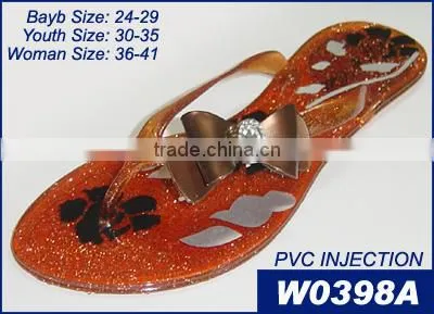 Clear Women Plastic Jelly Shoe Sandal
