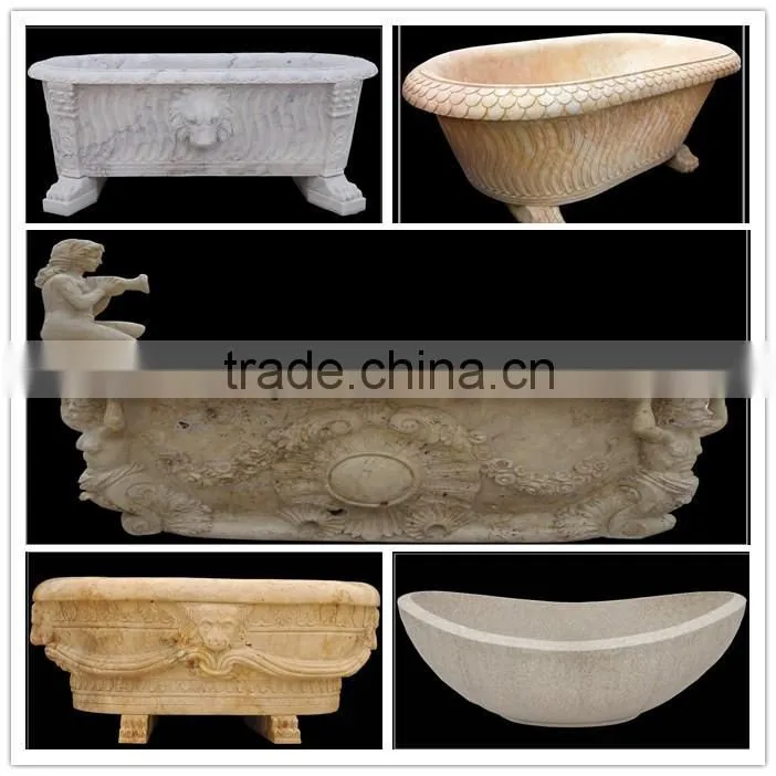 Natural White Marble Stone Bathtub Price For Sale