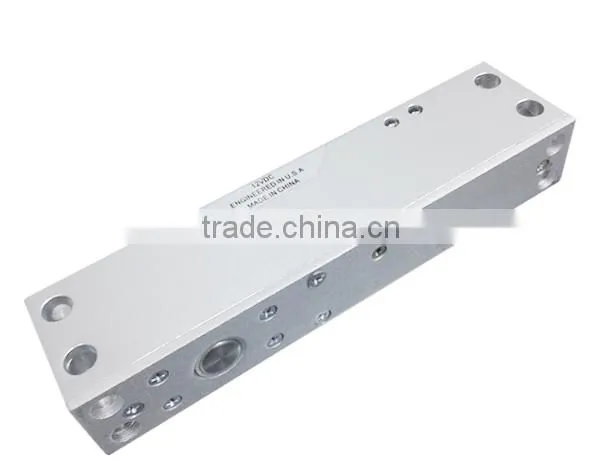 Fail safe zinc alloy glass lock with time delay function
