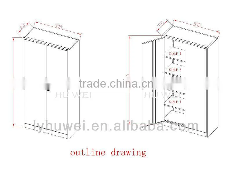 Doors designs HWD-01C buy school furniture electronic file locker