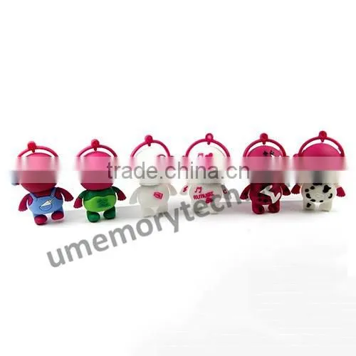 Music Warrior mini cute high memory flash drives usb ,multi pack flash drives