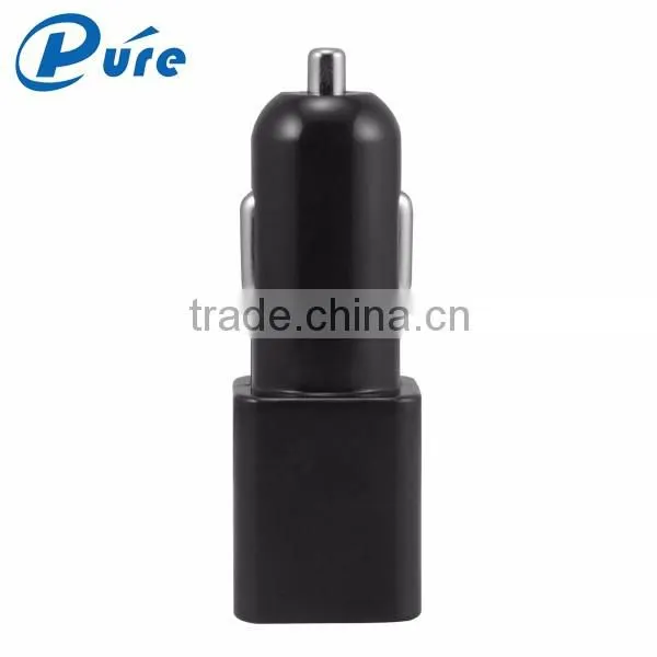 2 USB ports mini car charger with fast charging 5V 2.4A/3.1A phone car charger for Samsung galaxy S7 S7 edge