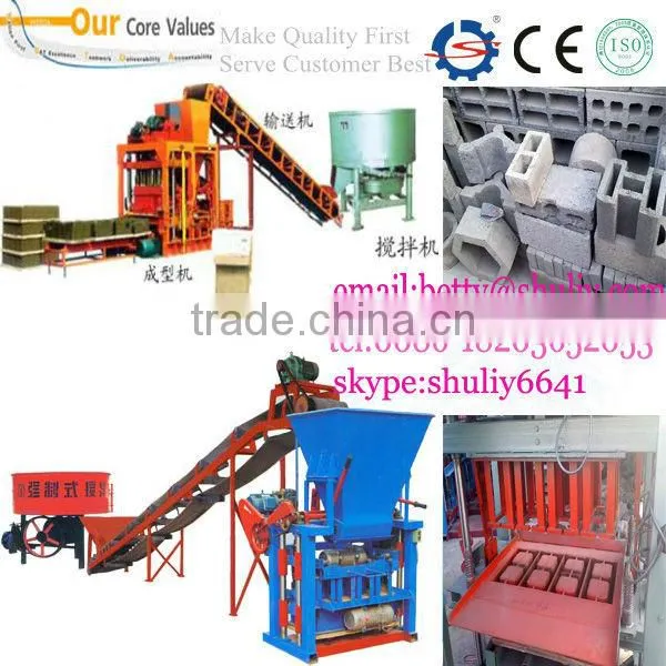 High-Tech ! QT6-15 cement block machine/cement block making machine price