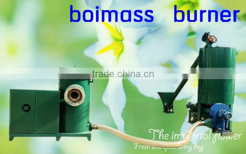 waste biomass wood power burner