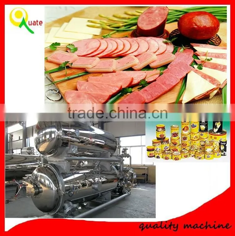 two layer pot water inmmersion food sterilization retort retort sterilizer for pouch food