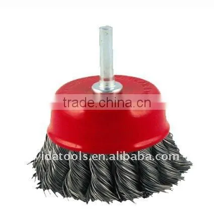 brass crimped cup brushes
