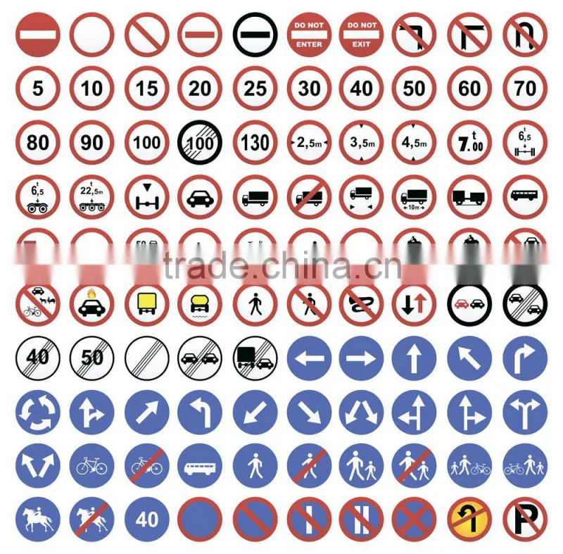 Aluminum Circle/Triangle/ plate for traffic sign, Billboard