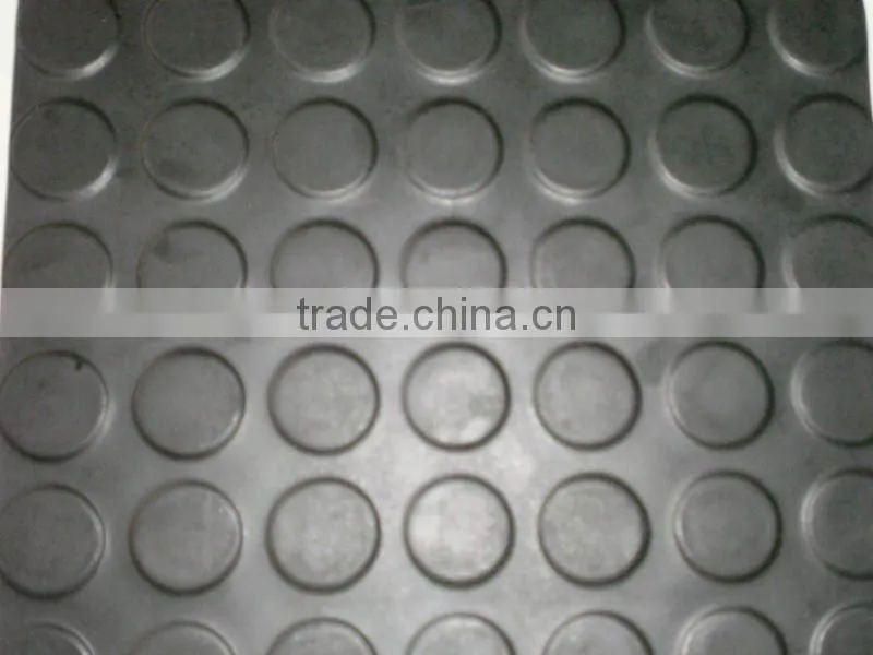 3mm thick verious parttern anti slip rubber flooring mats