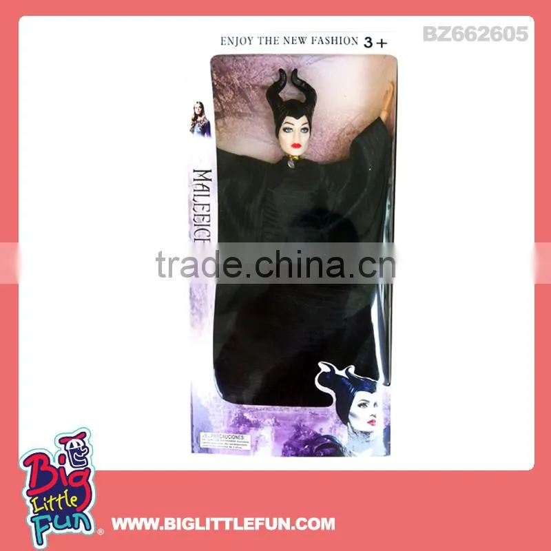 11 inch solid children maleficent doll toy
