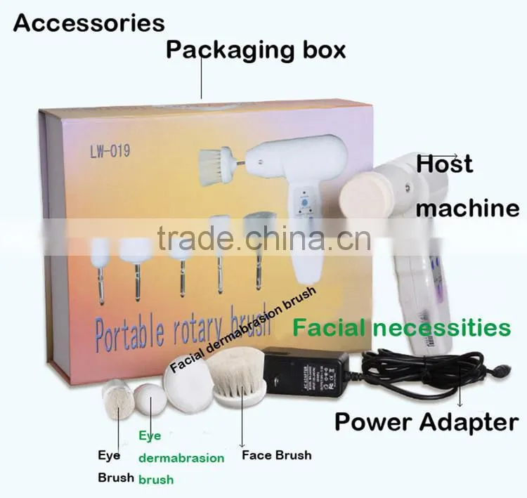 Factory price Dermabrasion Beauty Machine wash brush facial blackhead cleaning brushes Beauty machine