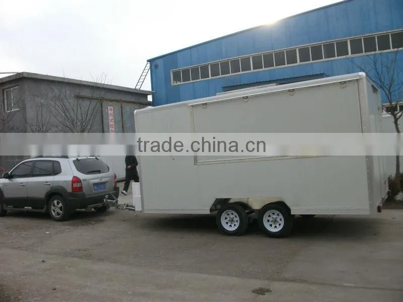 panel solar trailer lectrical operated delicious fast food vanfor sale