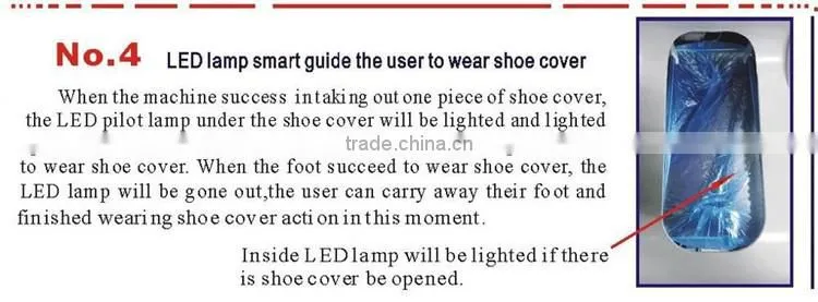 microcomputer intelligent shoe covers machine/automatic shoe cover dispenser