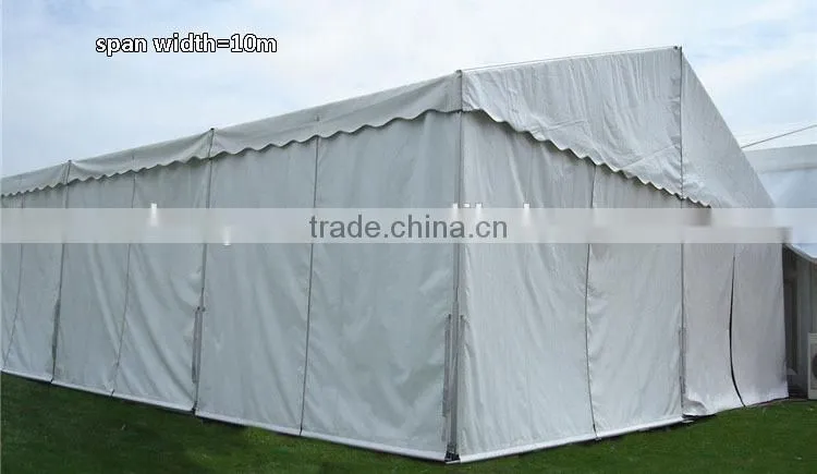 waterproof PVC roofing canopy tent 10x10m for outdoor exhibition events.