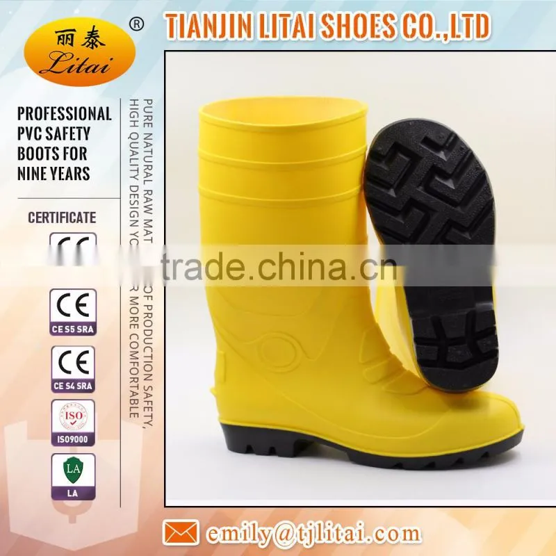 PVC Work Boots Wellington Gumboots PVC Safety Gumboots