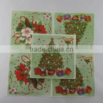Christmas paper dinner napkin tissue