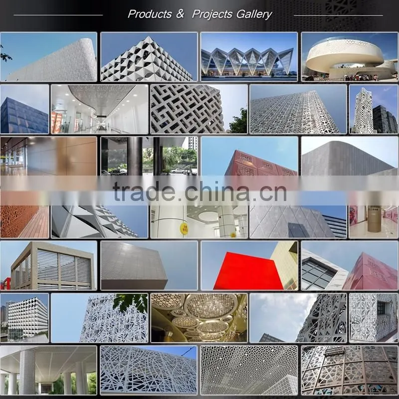 Exterior Decorative Alucobond Aluminium Perforated Wall Cladding Panel