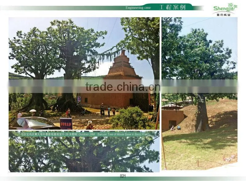 Wholesale Handmade Bamboo trunks and branches Artificial Green Bamboo