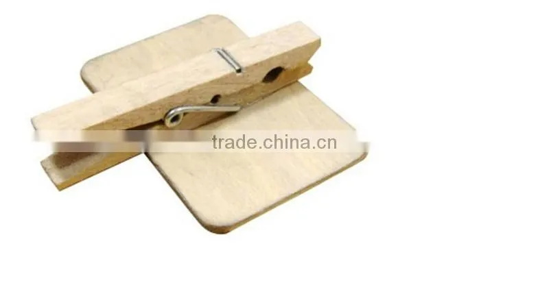 wholesale in stock Mini Wooden Clip Blackboard free wedding gift tags decorative gift tags Multi-function tag message folder