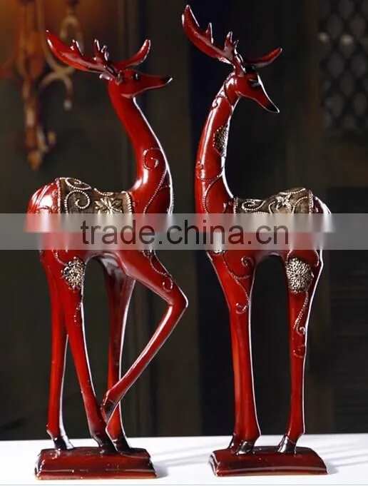Christmas resin sika deer